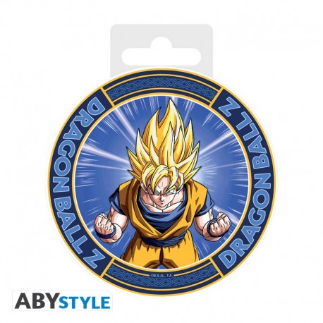 Sous-verres en céramique Dragon Ball Z avec Goku Super Saiyan