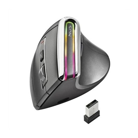 Mouse vertical NGS EVO KARMA com luzes LED