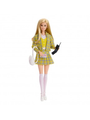 Poupée Barbie Cher avec tenue à carreaux jaunes