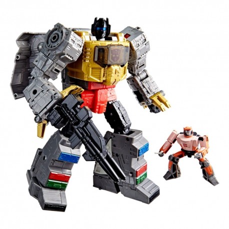 Figura Transformers Dinobot Grimlock y Wheelie