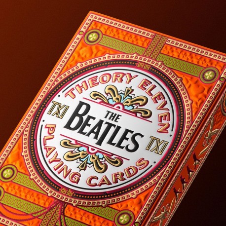 Jeu de cartes The Beatles version orange