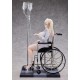 Estatua PVC de Stella en silla de ruedas con estilo hospitalario