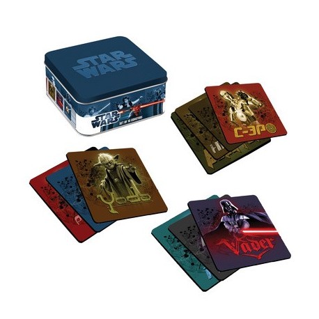 Coasters Star Wars in metal case