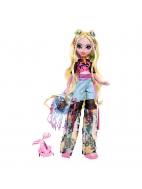 Muñeca Lagoona Blue 25 cm con accesorios escolares Monster High