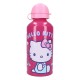Botella rosa de Hello Kitty con tapa de rosca