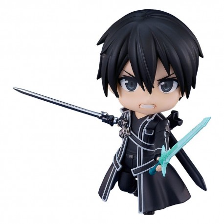 Figura Nendoroid Kirito 2.0 de Sword Art Online com espadas