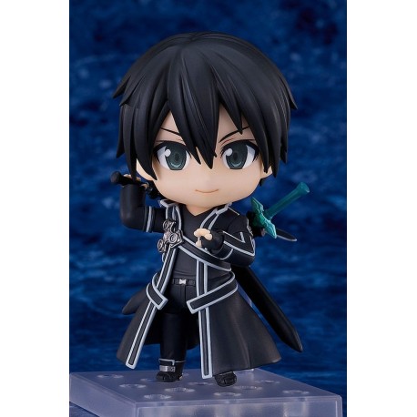 Figura Nendoroid Kirito 2.0 de Sword Art Online con espadas
