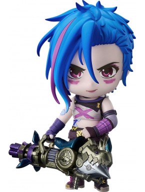 Figura Nendoroid Jinx de Arcane 10 cm en pie sobre base