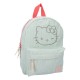 Mochila verde de Hello Kitty con diseño Sanrio