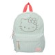Mochila verde de Hello Kitty con diseño Sanrio