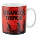 Taza XL Stranger Things con diseño y pegatinas