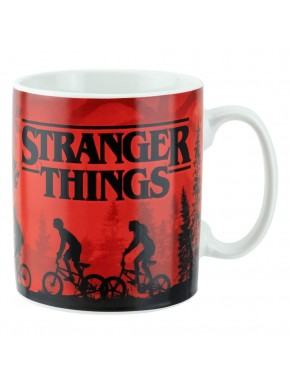 Taza XL Stranger Things con diseño y pegatinas
