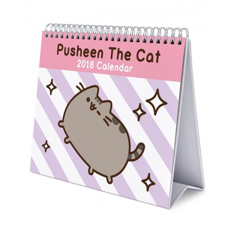 Calendário de Mesa 2018 com Pusheen Cat