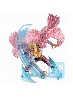 Figura de Donquixote Doflamingo Ichibansho em pose dinâmica