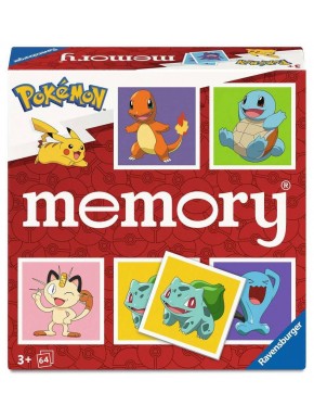 Boîte et cartes du jeu Memory Pokémon