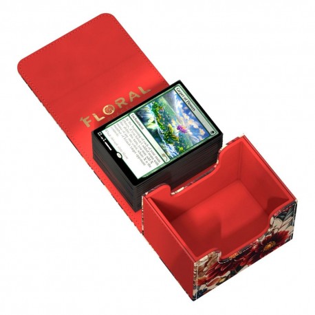 Boîte de deck Ultimate Guard Sidewinder 100+ design floral