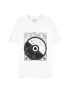 T-shirt blanc Pokémon avec design Poké Ball Balance