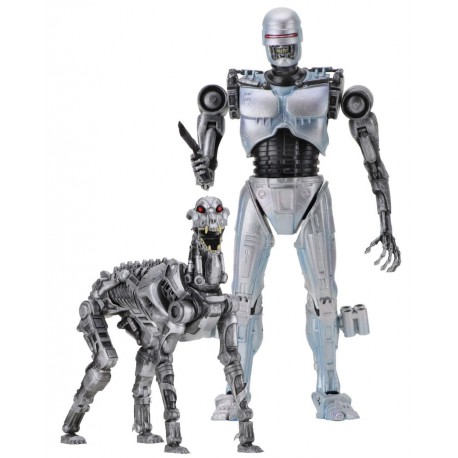 Set 2 figuras EndoCop & Terminator Dog RoboCop vs The Terminator Neca