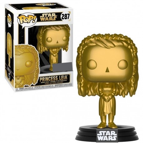 Figura Funko Pop Princesa Leia Dorada de Star Wars