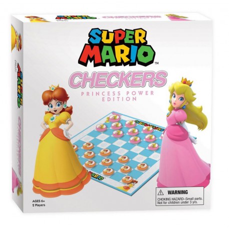 Juego de Damas Super Mario Bros Princess Power