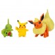 Pack de figuras Pokémon Raichu, Morpeko y Eevee