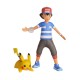 Figura de Ash y Pikachu de Pokémon con mecanismo articulado