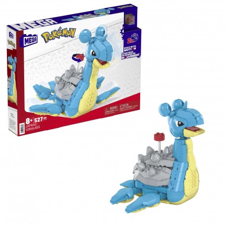 Figura Mega Construx de Lapras con movimiento