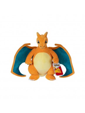 Peluche de Charizard de 30 cm con detalles en azul