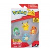 Pack de 4 Figuras Pokémon Iniciais de Kanto com Pikachu