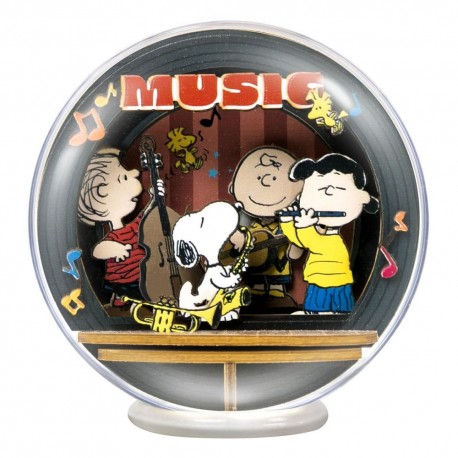 Maquette Peanuts Globe Wooden Theater Nuit de Musique