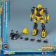 Maqueta Transformers 8 B-127 de 13 cm en amarillo y negro