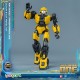 Maqueta Transformers 8 B-127 de 13 cm en amarillo y negro