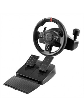 Volant noir Mars Gaming et pédales avec levier