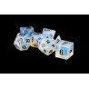 Set de Dés Opalite FanRoll pour Jeux de Rôle (7 Dés)