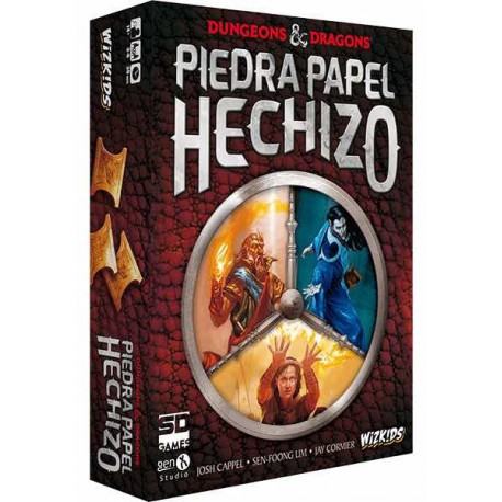 Juego de mesa Dungeons and Dragons Piedra, Papel, Hechizo