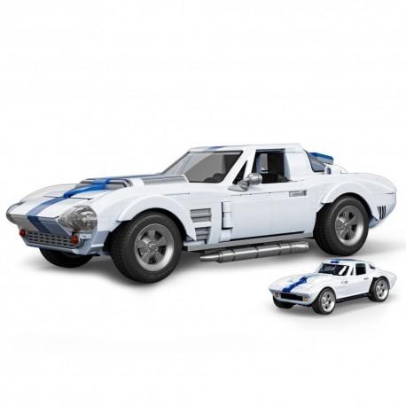 Kit de construção Corvette Grand Sport 1:16 da Mattel