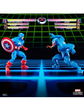 Pack de figurines Marvel Legends Captain America vs Venom