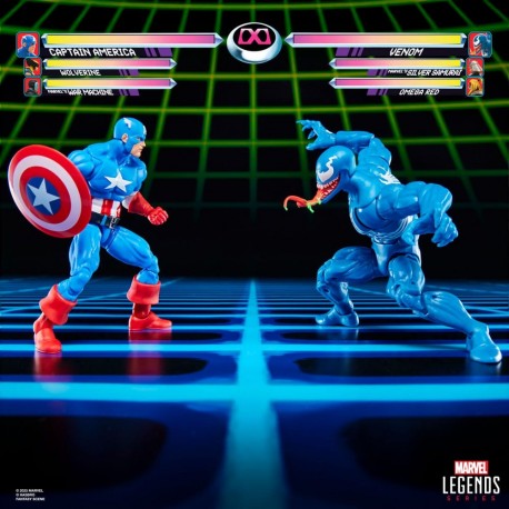 Pack de figurines Marvel Legends Captain America vs Venom