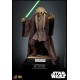 Figura articulada Kit Fisto de Star Wars con sable láser LED