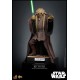 Figura articulada Kit Fisto de Star Wars con sable láser LED