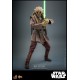 Figura articulada Kit Fisto de Star Wars con sable láser LED