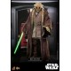 Figura articulada Kit Fisto de Star Wars con sable láser LED
