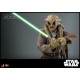 Figura articulada Kit Fisto de Star Wars con sable láser LED