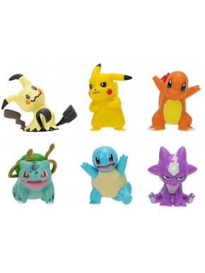 Set de figuras Pokémon de Kanto con Pikachu y más