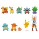 Set de figuras Pokémon multipack con Cinderace y otros personajes