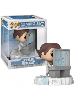Figura Funko Pop Deluxe de la Princesa Leia de Star Wars