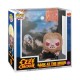 Figura de vinil Funko POP! de Ozzy Osbourne com fundo do álbum Bark at the Moon