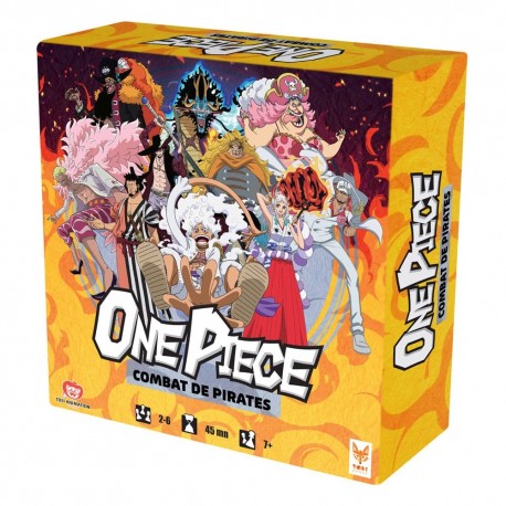 Caixa do jogo de cartas One Piece Combate de Piratas