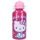 Botella rosa de Hello Kitty con tapa de rosca