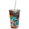Tasse 3D Dragon Ball Super Future Trunks avec paille 0,5L